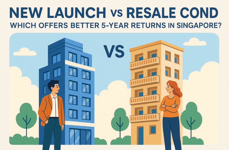 New Launch vs Resale Condo: 5-Year Investment Returns Comparison (Singapore)